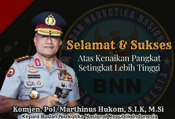 Ucapat Kenaikan Pangkat untuk KA BNN RI Ucapat Kenaikan Pangkat untuk KA BNN RI