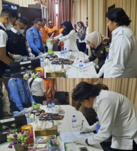PEMUSNAHAN BARANG BUKTI DI POLRESTA PEKANBARU