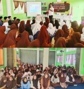 Penyuluhan bahaya Narkoba dalam program Guru Tamu di SMKS Penyuluhan bahaya Narkoba dalam program Guru Tamu di SMKS