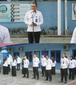 Apel pagi personil BNN Kota Pekanbaru