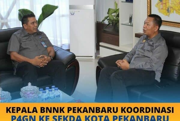 Koordinasi P4GN bersama Sekertaris Daerah (Sekda) Kota Pekanbaru