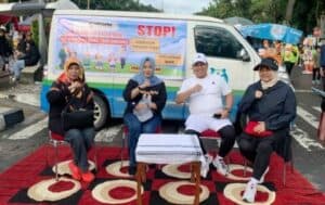 BNN Kota Pekanbaru melaksanakan kampanye P4GN di areal Car Free Day