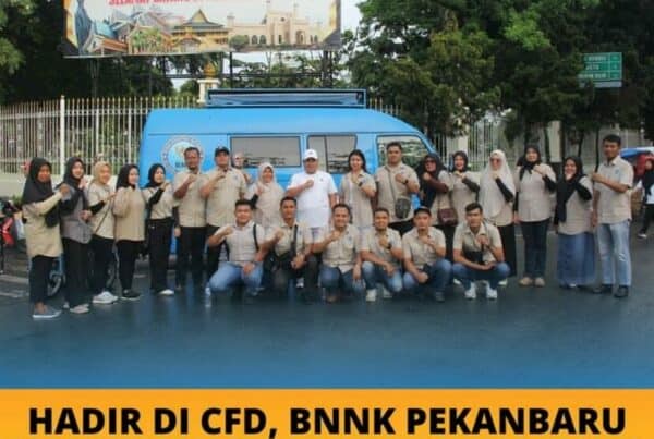BNN Kota Pekanbaru melaksanakan kampanye P4GN di areal Car Free Day